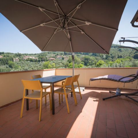 1088-16 Glamping Lodge Apartment Terrasse