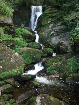 idyllic Triberg Waterfalls